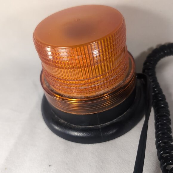 LED Strobe Light CAX45-LED E-330AM Amber Beacon Truck Magnetic Safety Ching Mars - Picture 5 of 12